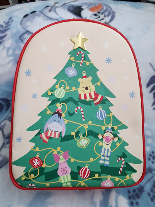 Her Universe Disney Winnie the Pooh and Friends Christmas Tree Backpack