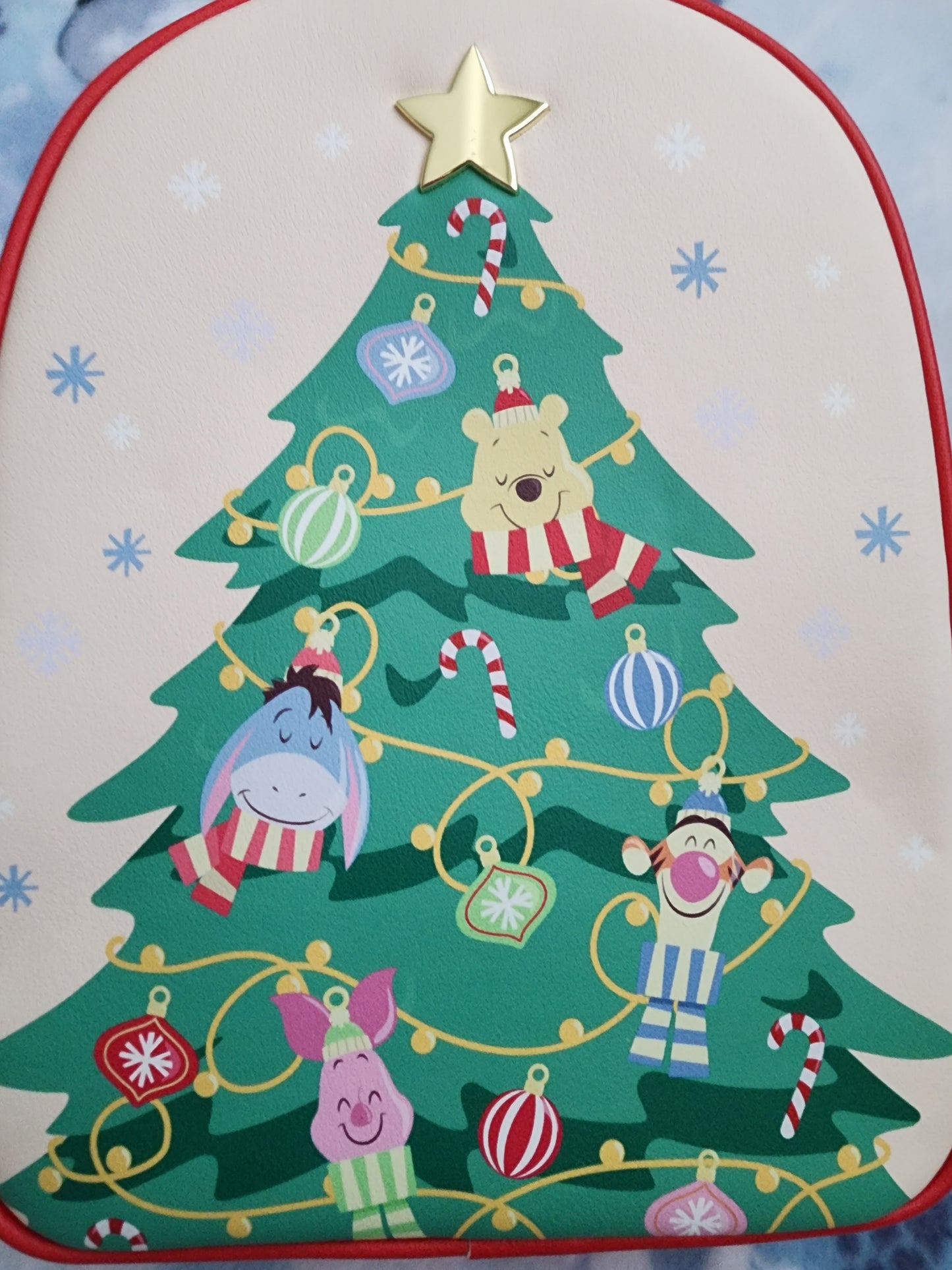 Her Universe Disney Winnie the Pooh and Friends Christmas Tree Backpack