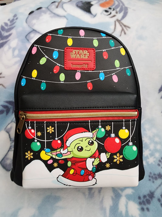 Loungefly Star Wars Baby Yoda Christmas Backpack