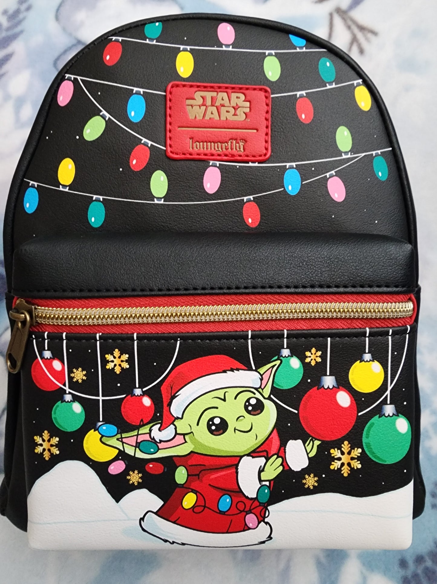 Loungefly Star Wars Baby Yoda Christmas Backpack