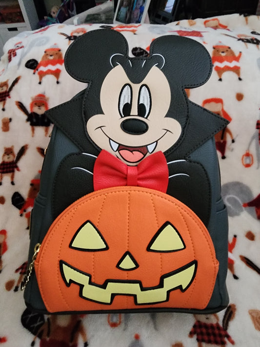 Loungefly Disney Mickey Mouse as a Vampire Backpack