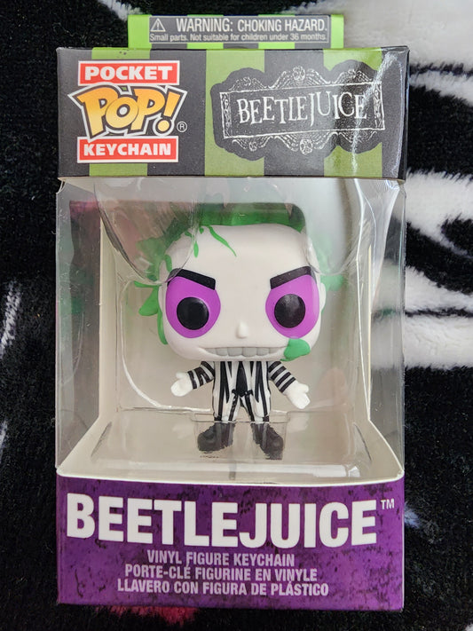 Funko Pop Pocket Beetlejuice Keychain