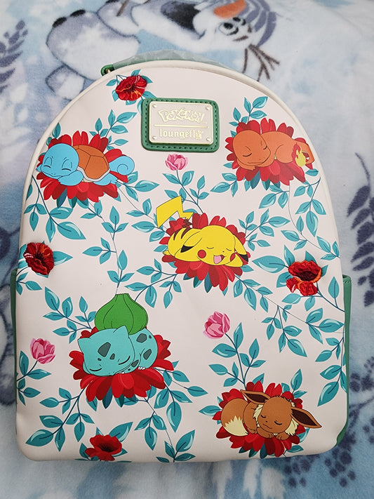 Loungefly Pokemon Sleeping on Flower Vines Backpack