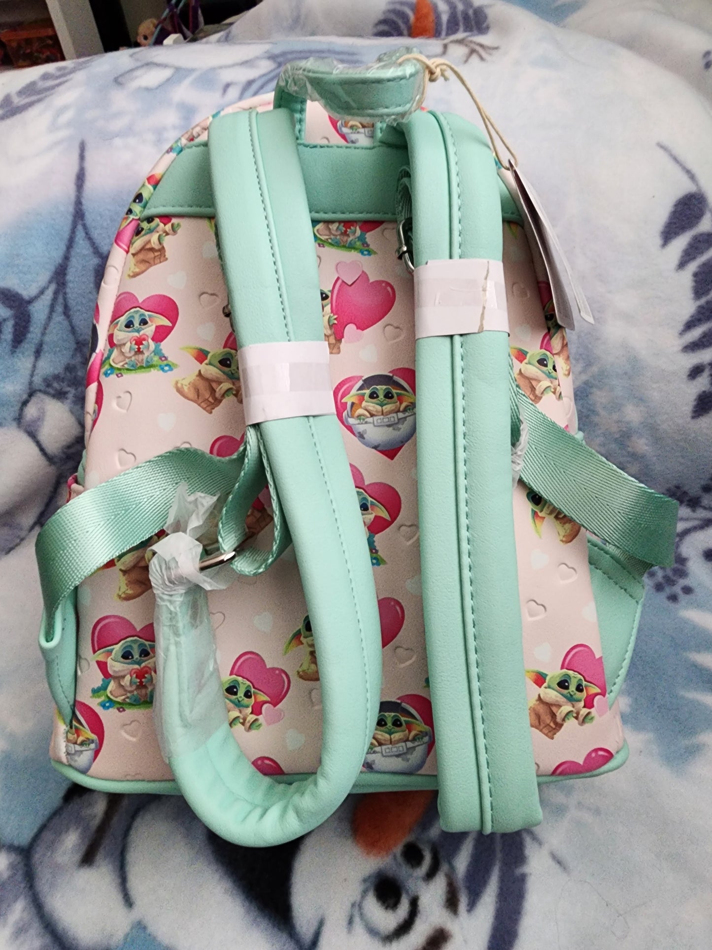 Loungefly Star Wars Baby Yoda Hearts Backpack