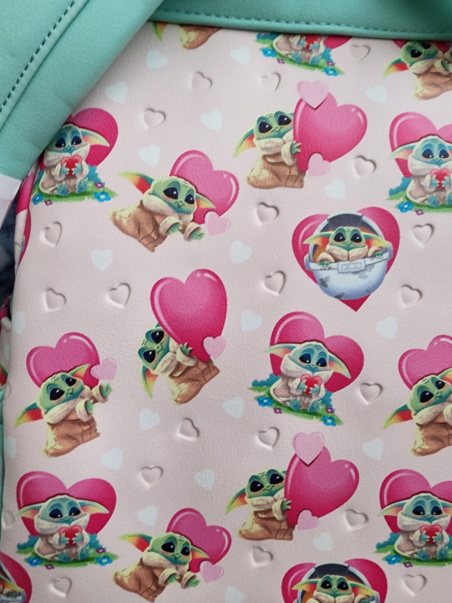 Loungefly Star Wars Baby Yoda Hearts Backpack
