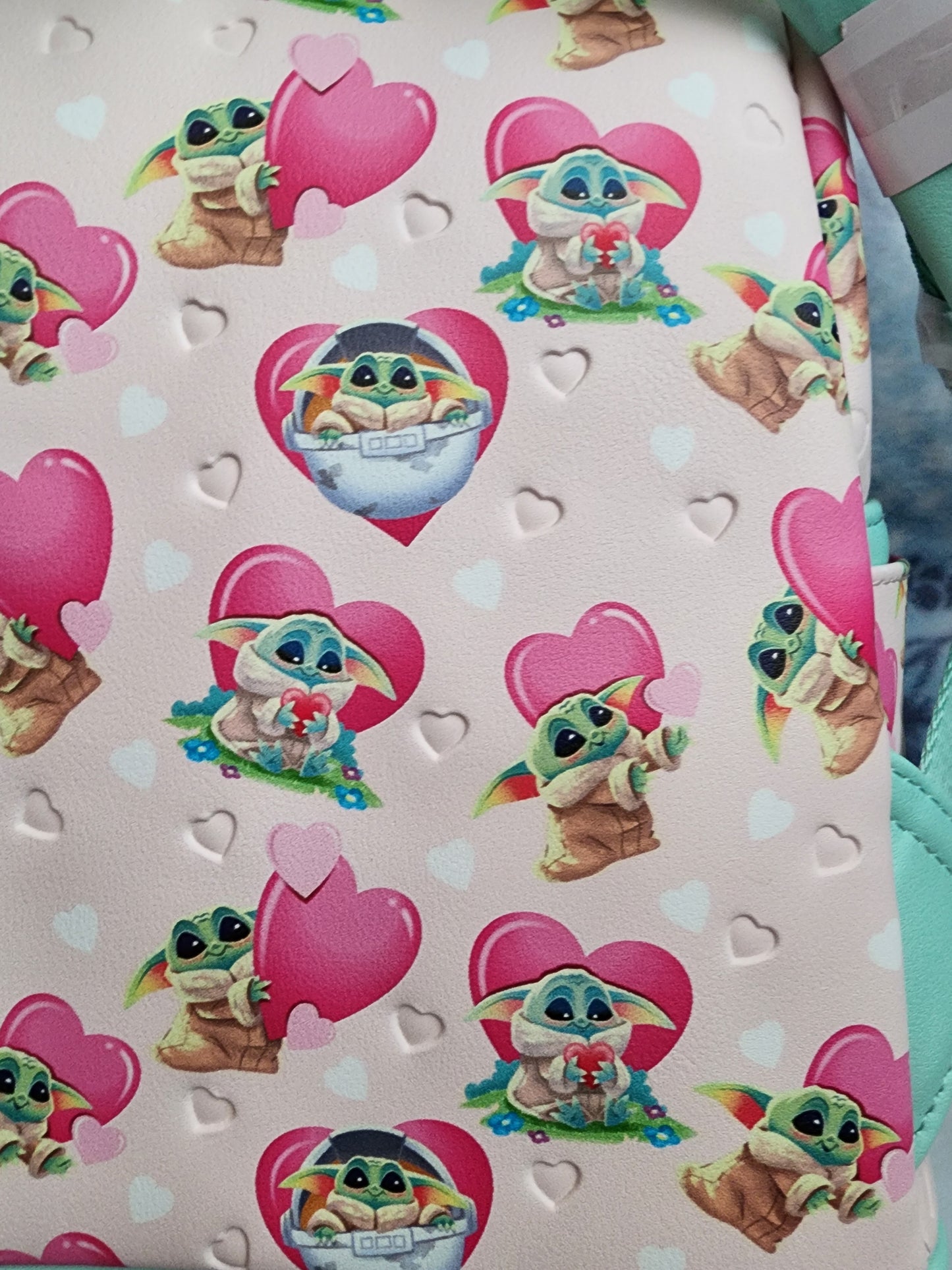 Loungefly Star Wars Baby Yoda Hearts Backpack