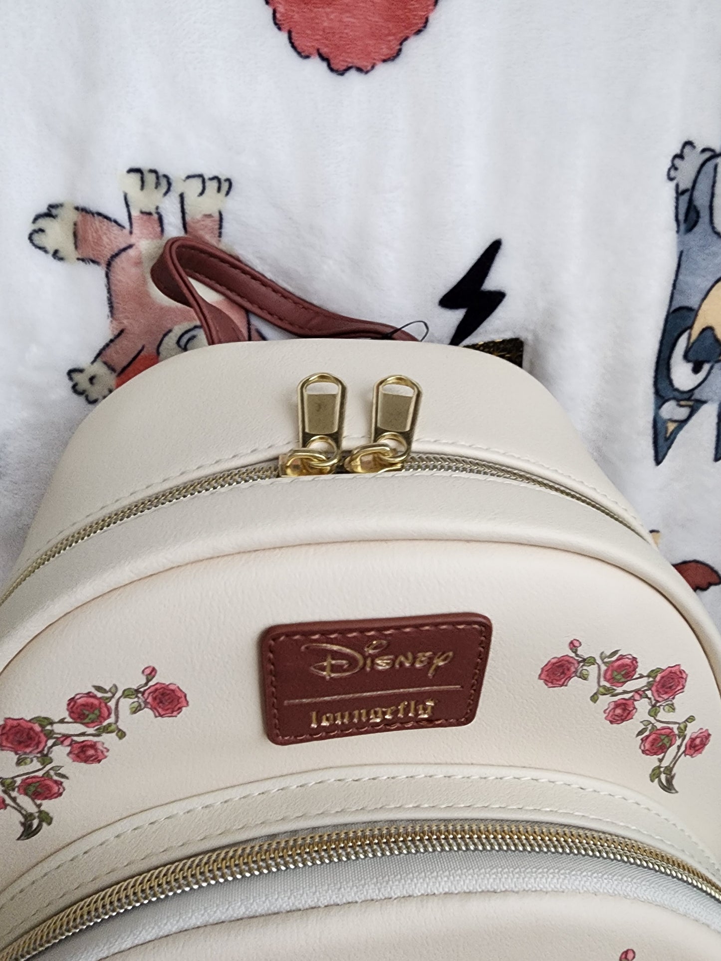 Loungefly Disney Beauty and the Beast Roses Backpack