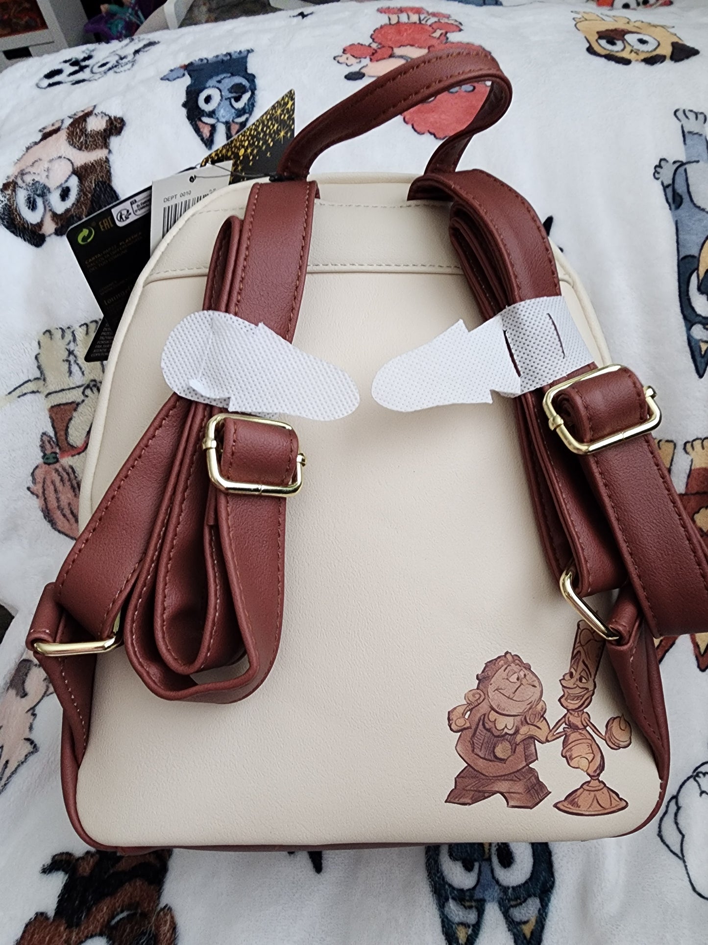 Loungefly Disney Beauty and the Beast Roses Backpack
