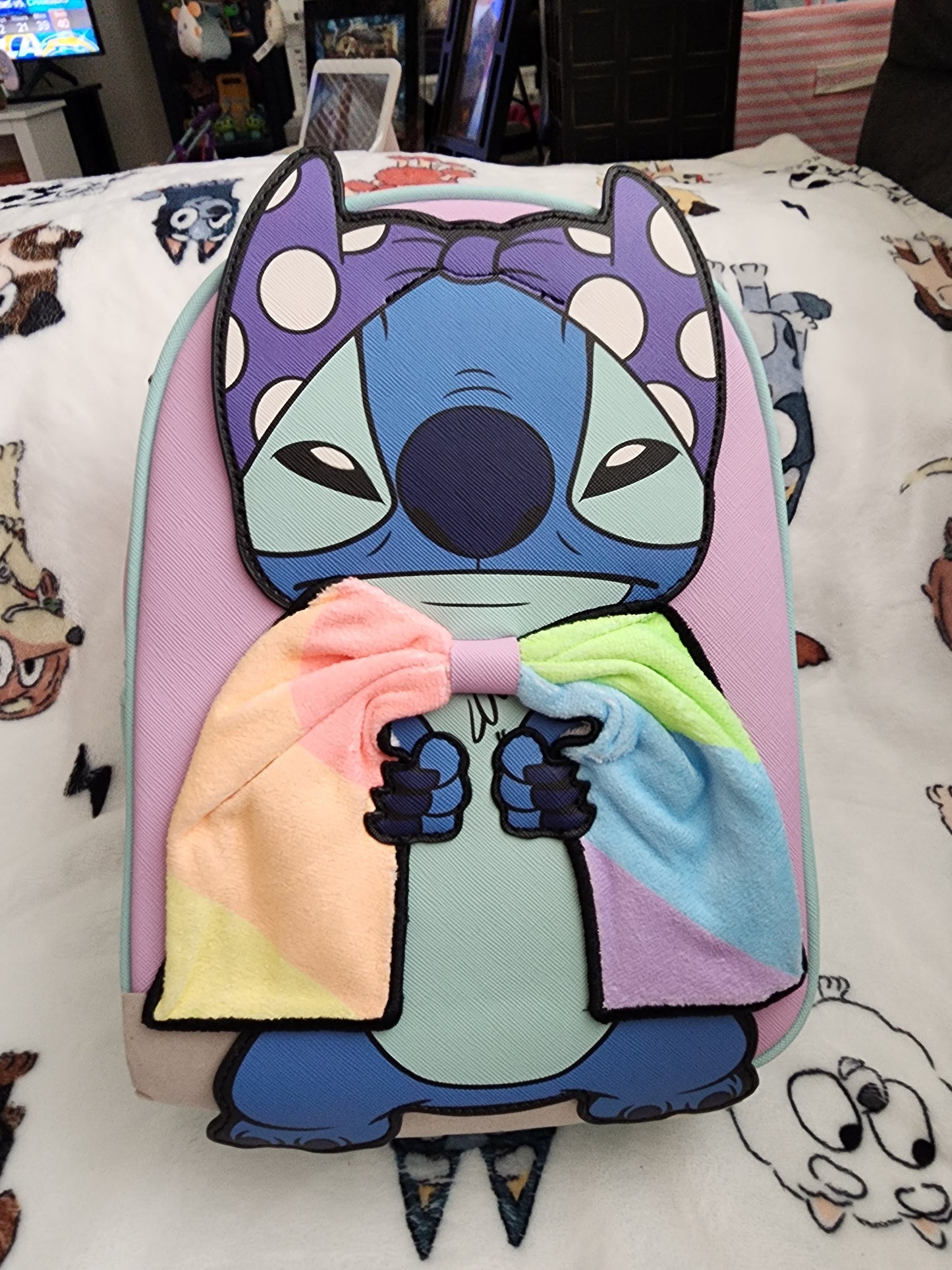 Loungefly Disney Stitch Laundry Pride Backpack