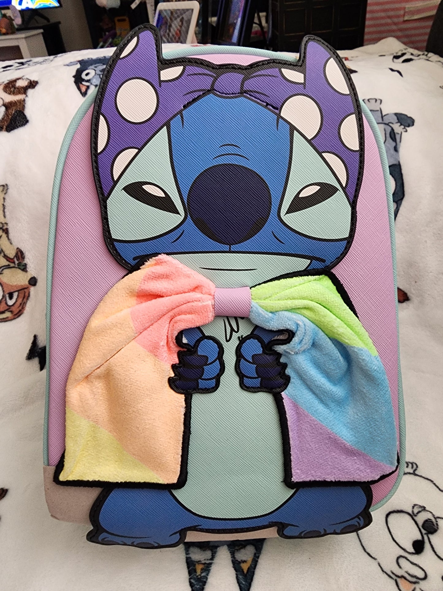 Loungefly Disney Stitch Laundry Pride Backpack