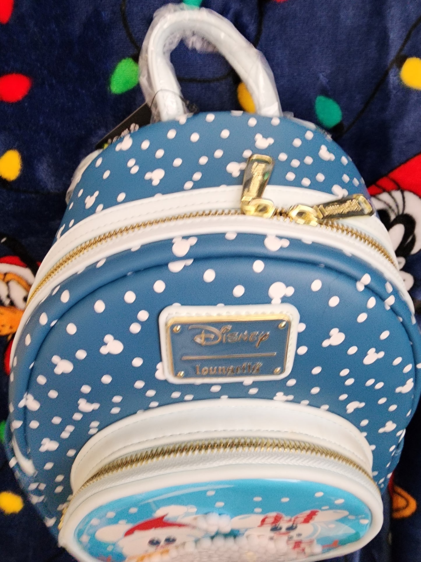 Loungefly Disney Mickey & Minnie Snowmen Backpack