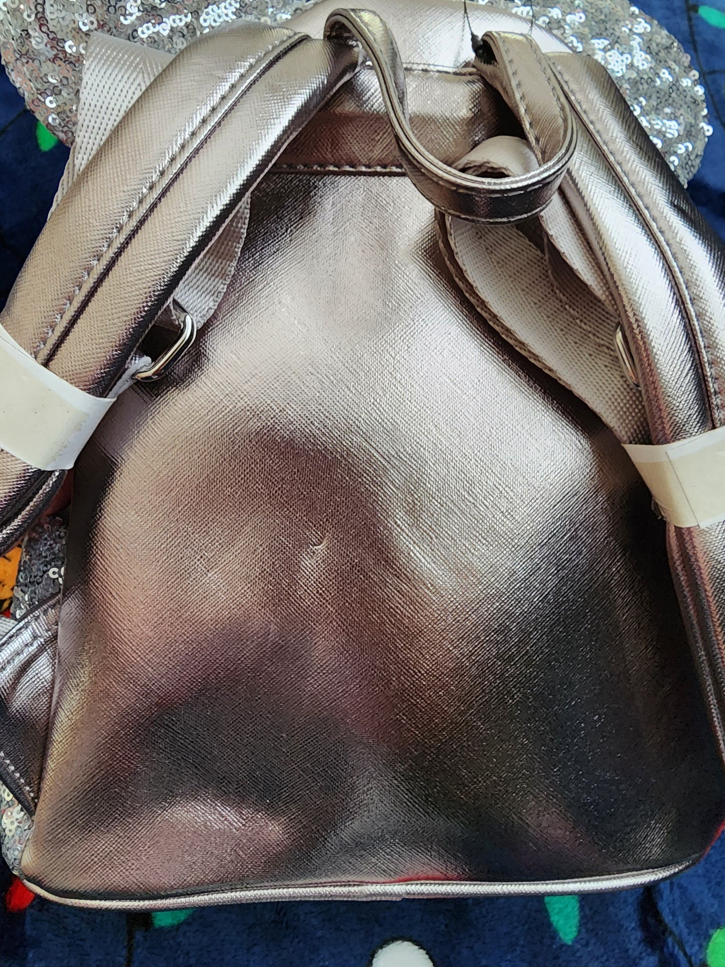 Loungefly Disney Minnie Mouse Silver Sequins Backpack