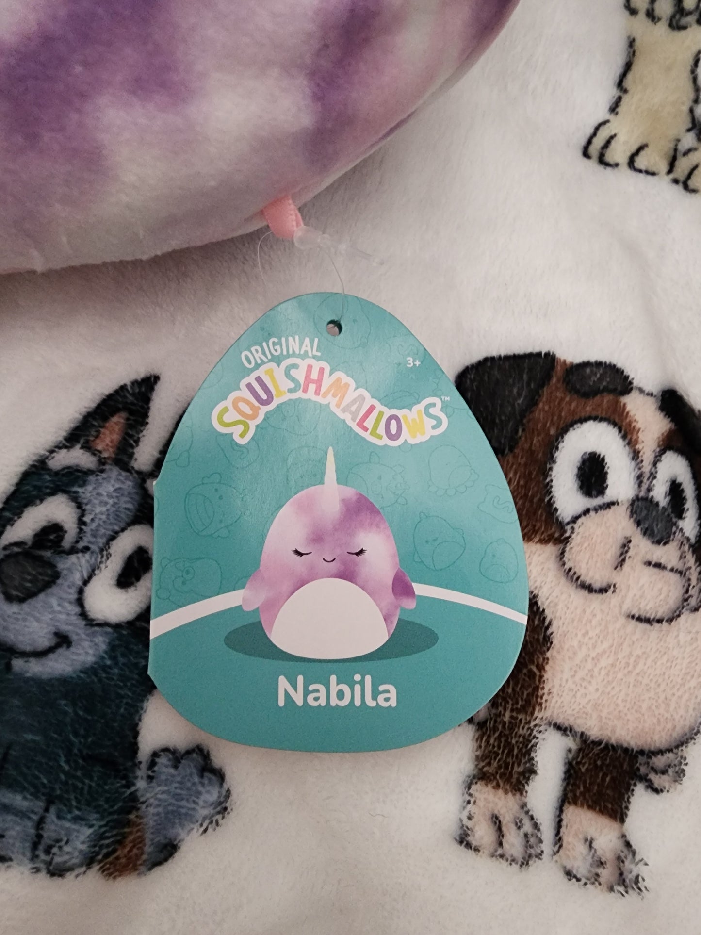 Squishmallows Nabila a Narwhal Plush