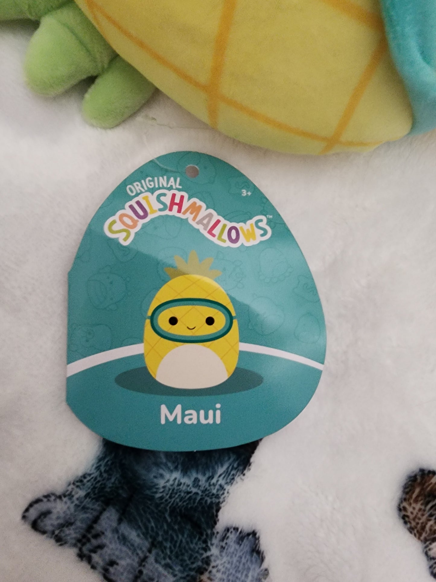 Squishmallows Maui Snorkeling Pineapple Plush