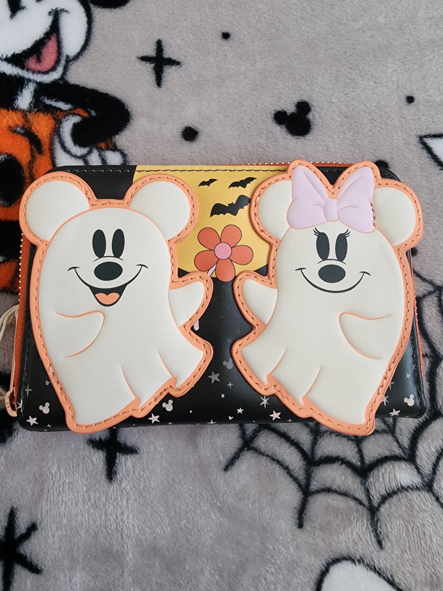 Loungefly Disney Mickey and Minnie Mouse as Ghosts Halloween Wallet
