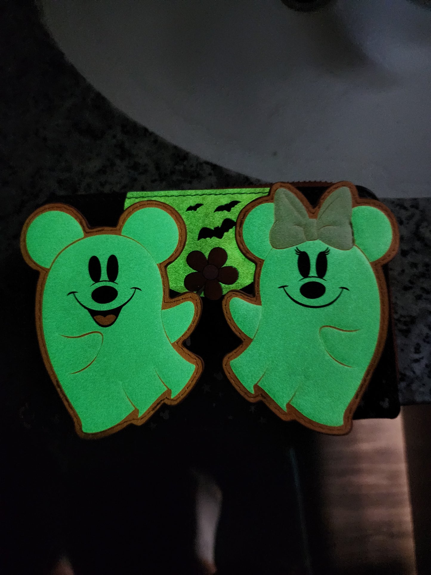 Loungefly Disney Mickey and Minnie Mouse as Ghosts Halloween Wallet