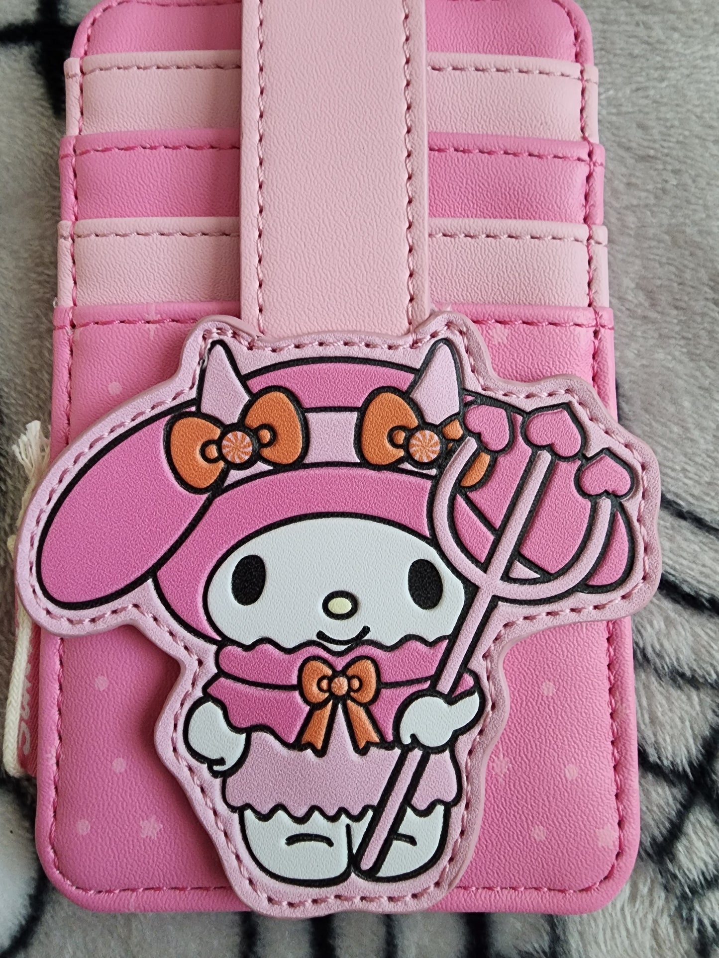 Loungefly Hello Kitty My Melody as a Cute Devil Exclusive Card Holder
