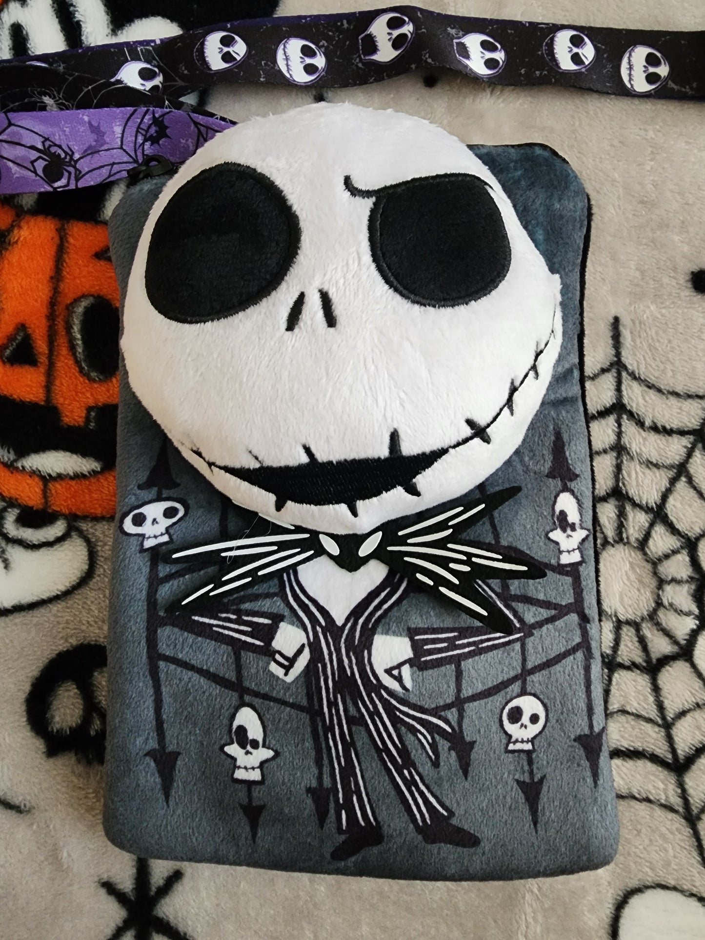 Disney Nightmare Before Christmas Jack Skellington Plush Lanyard