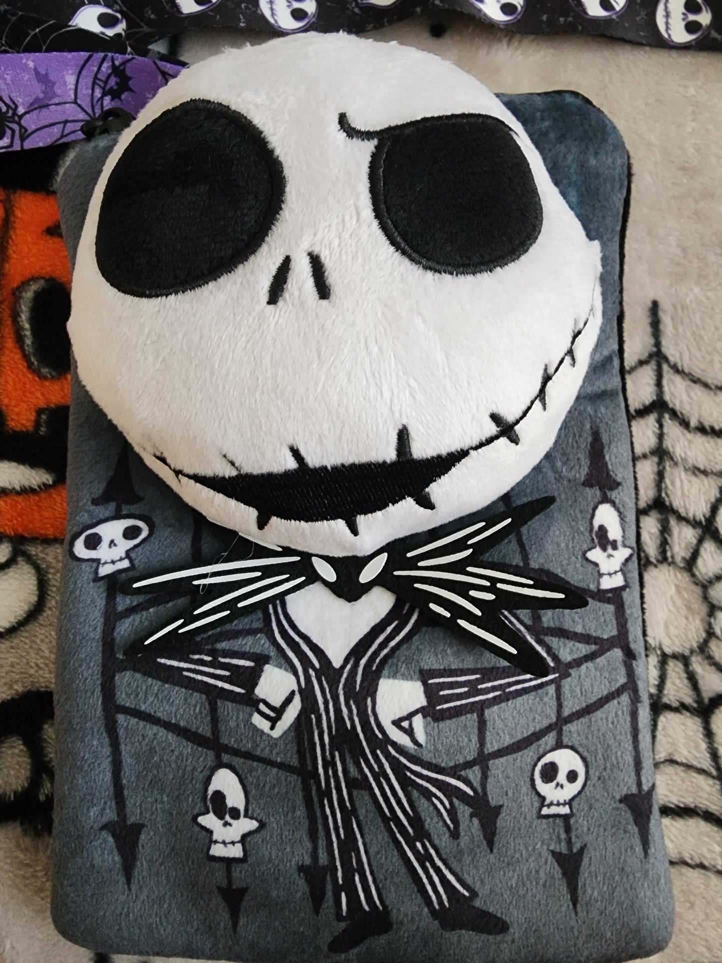 Disney Nightmare Before Christmas Jack Skellington Plush Lanyard