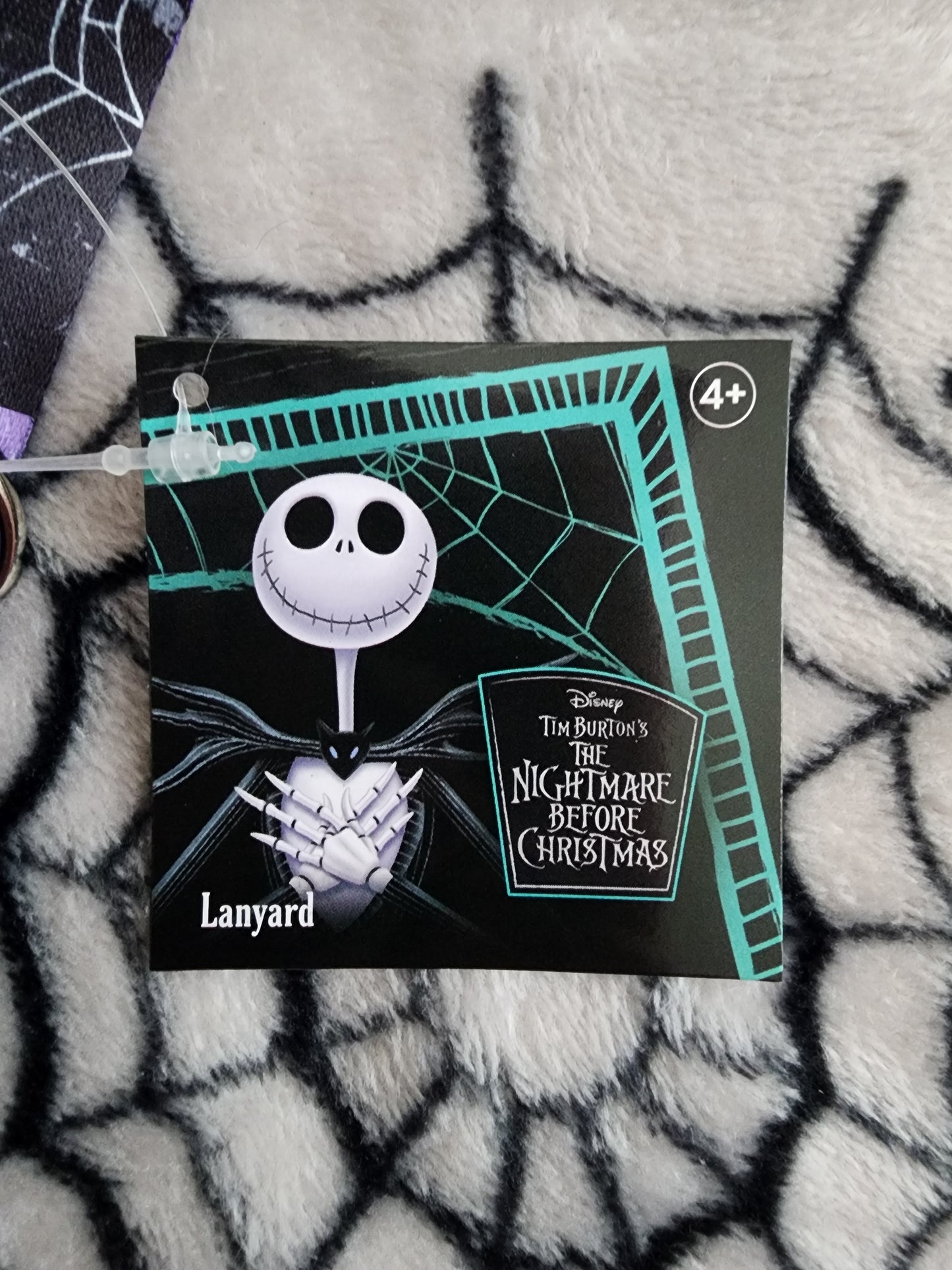 Disney Nightmare Before Christmas Jack Skellington Plush Lanyard