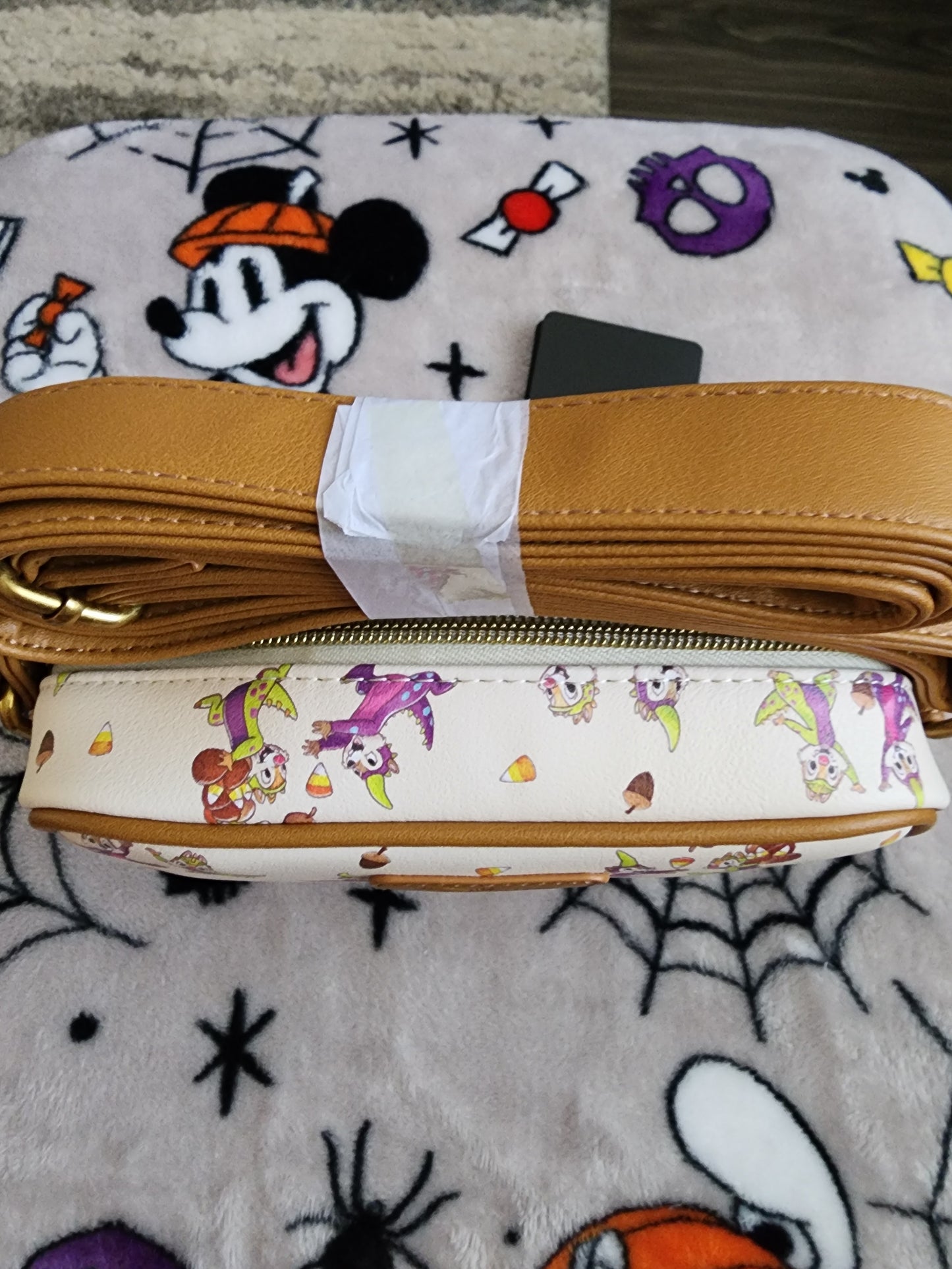 Loungefly Disney Chip and Dale as Monsters Fall Crossbody Bag