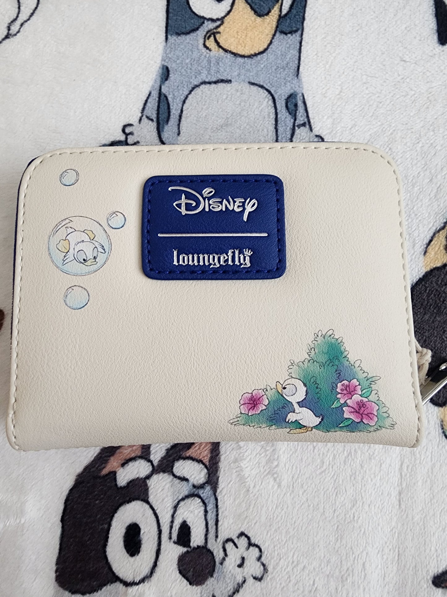 Loungefly Disney Stitch and Ducklings Blowing Bubbles Wallet