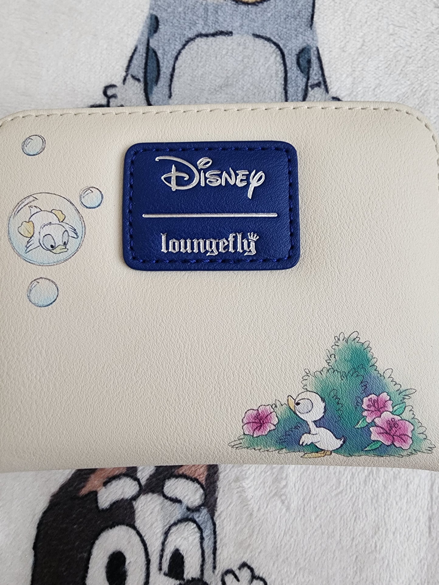 Loungefly Disney Stitch and Ducklings Blowing Bubbles Wallet