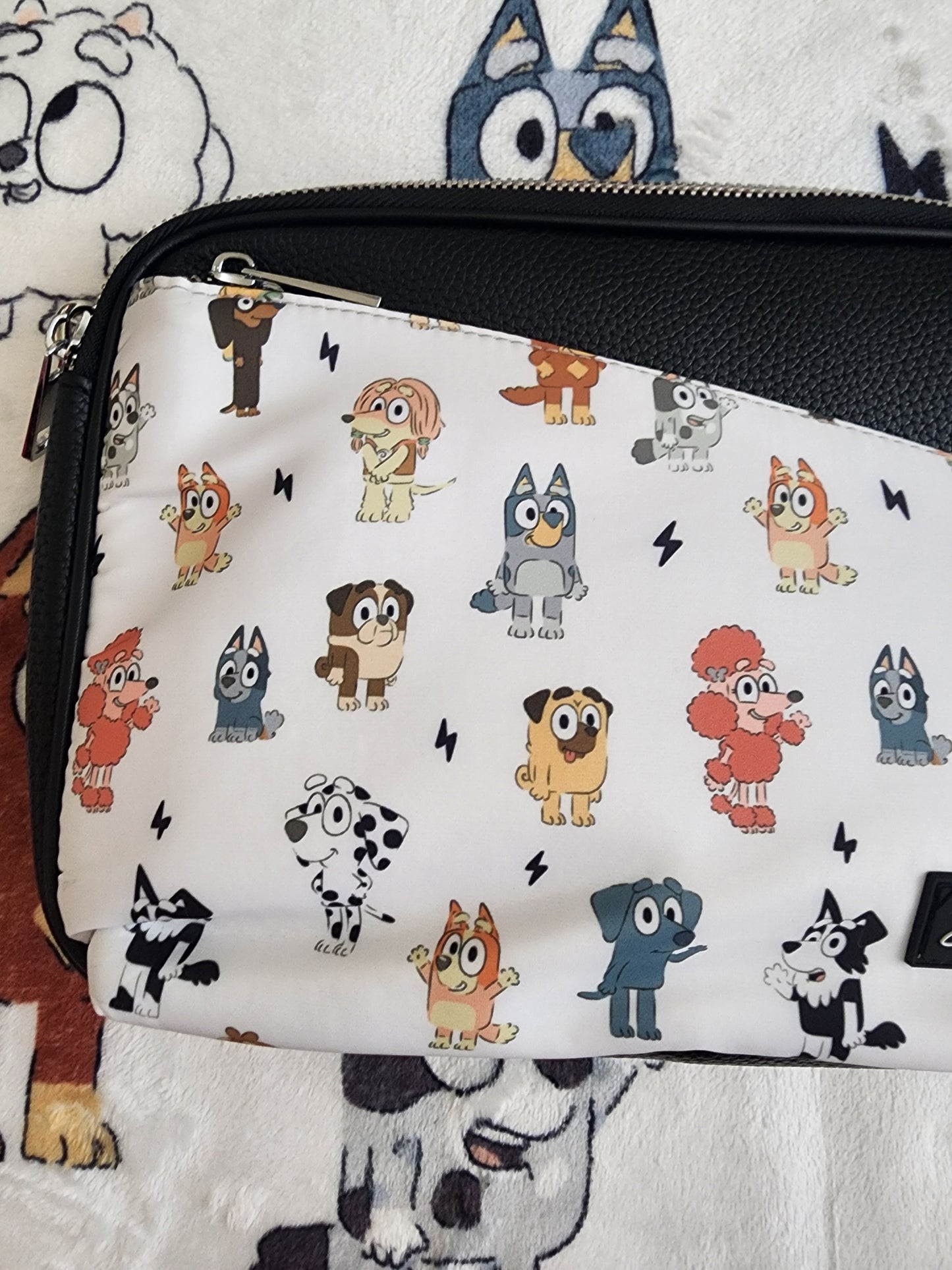 Ellie Sue Bluey and Friends Crossbody Bag