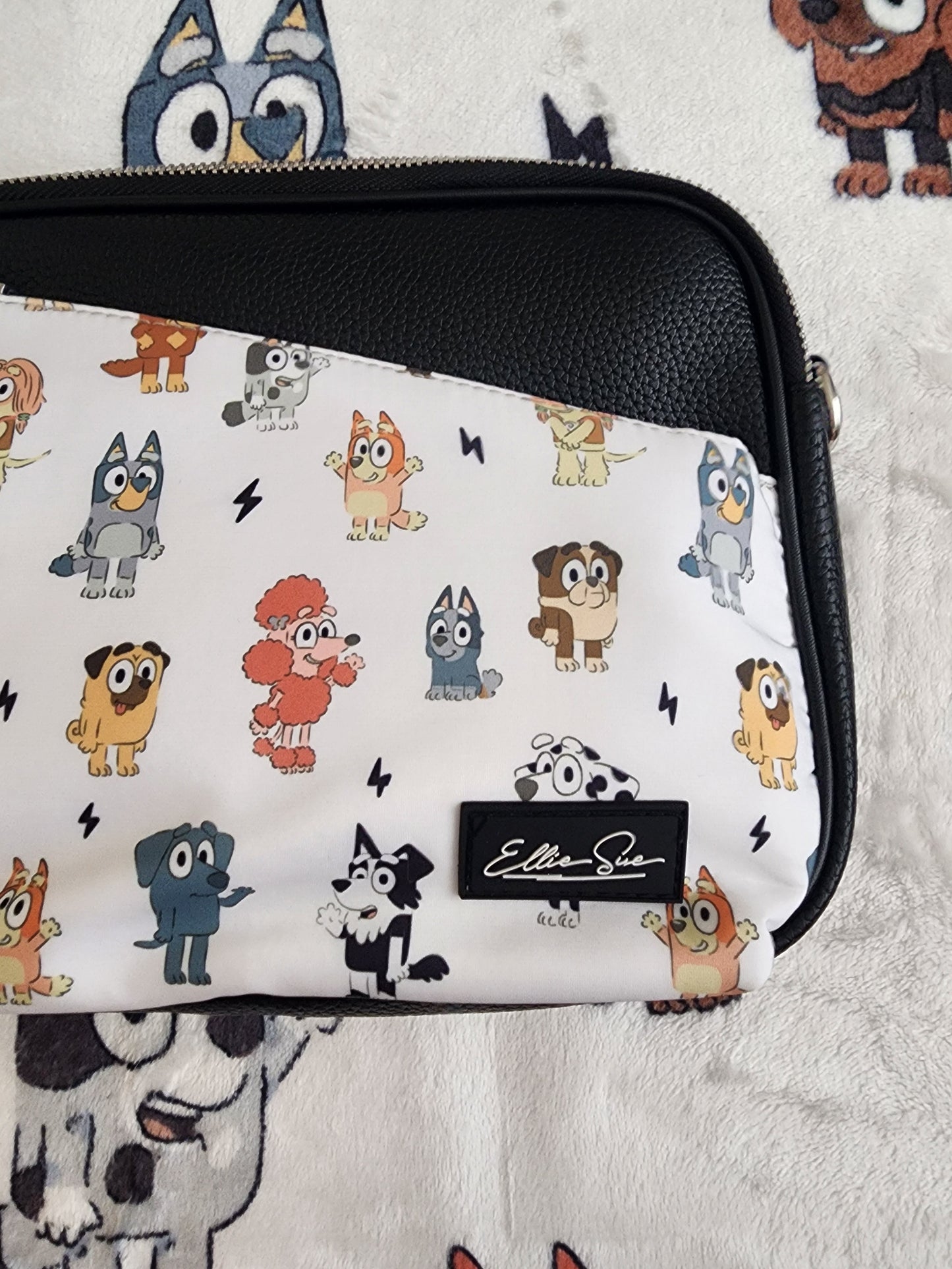 Ellie Sue Bluey and Friends Crossbody Bag