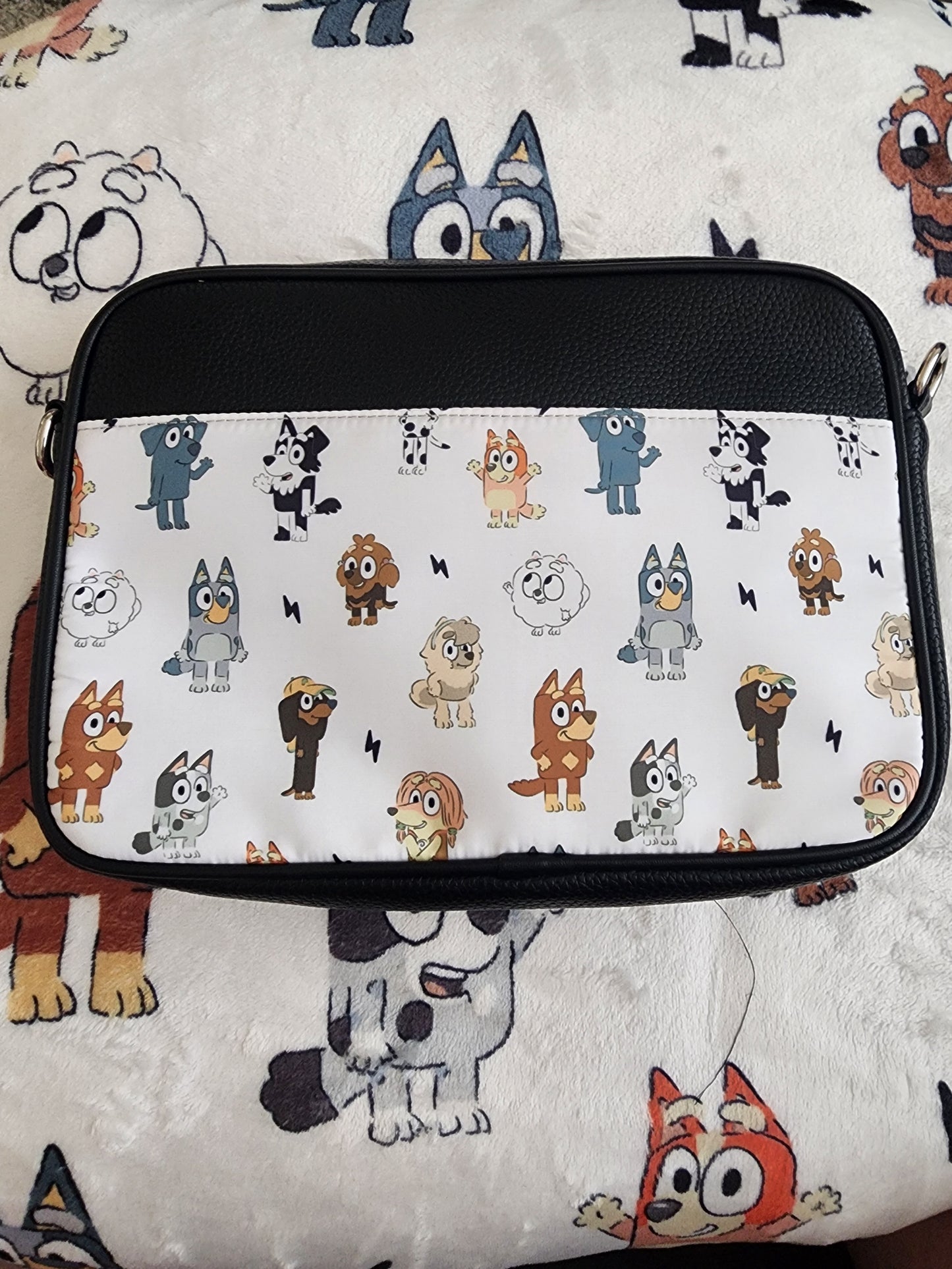 Ellie Sue Bluey and Friends Crossbody Bag