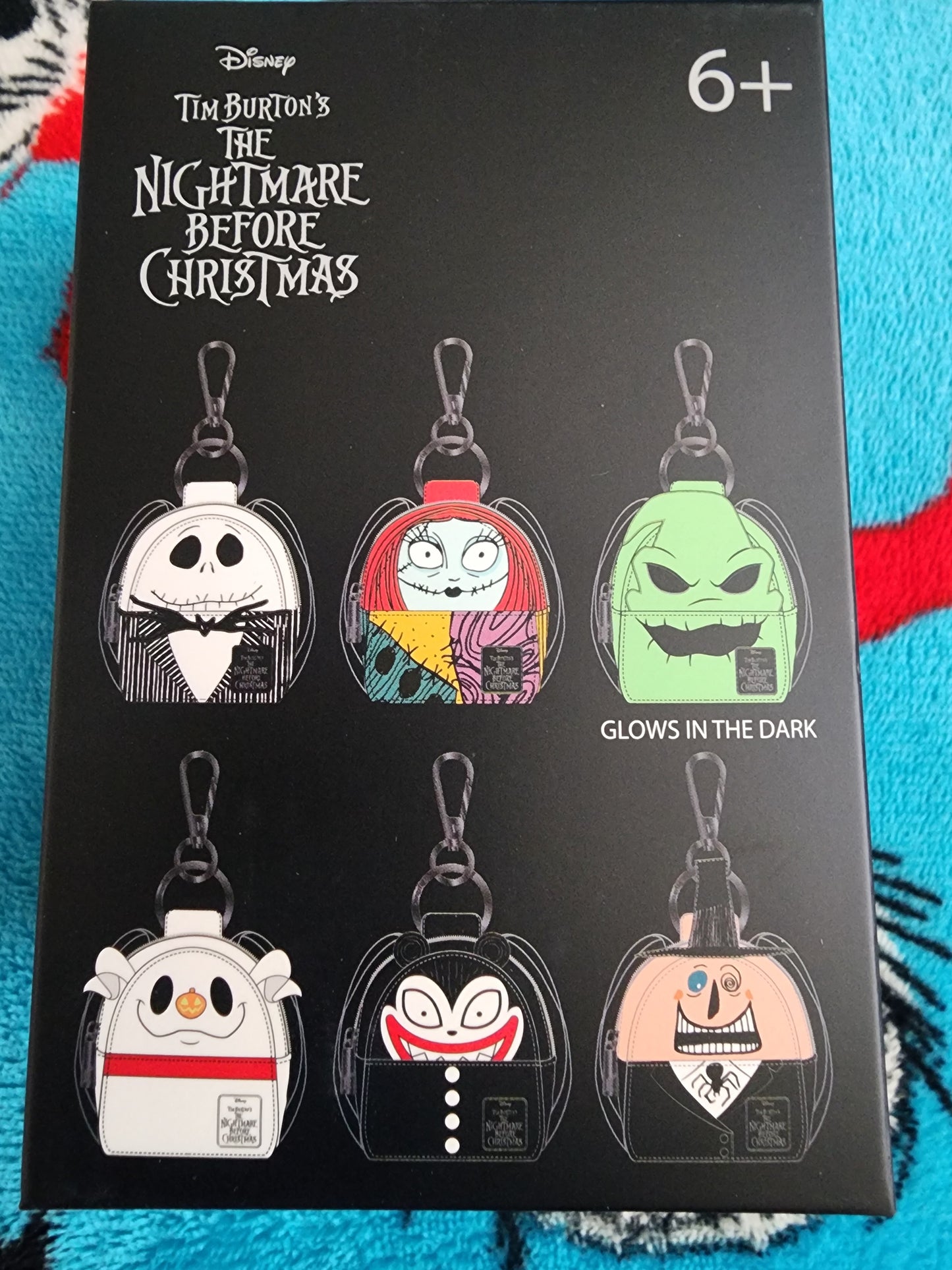 Loungefly Disney Nightmare Before Christmas Mini Backpack Mystery Bag Clips