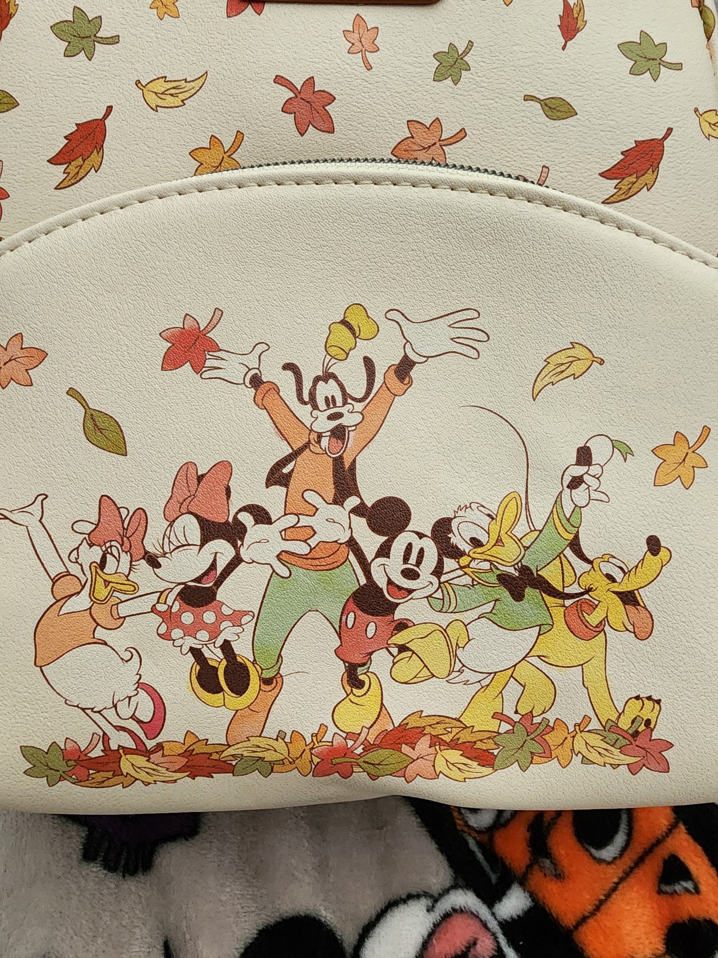 Loungefly Disney Mickey and Friends Fall Leaves Backpack
