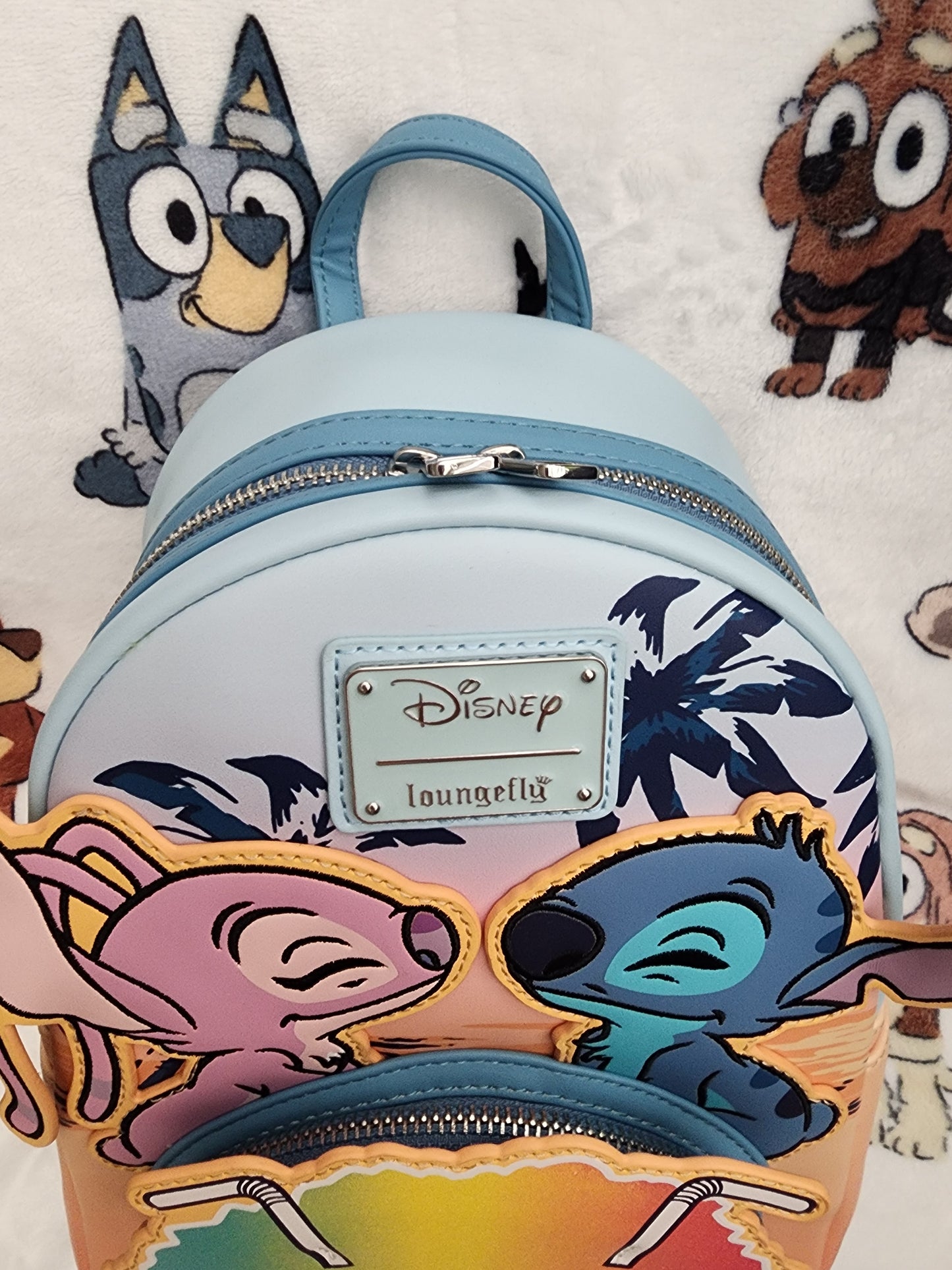 Loungefly Disney Stitch and Angel Snowcone Backpack