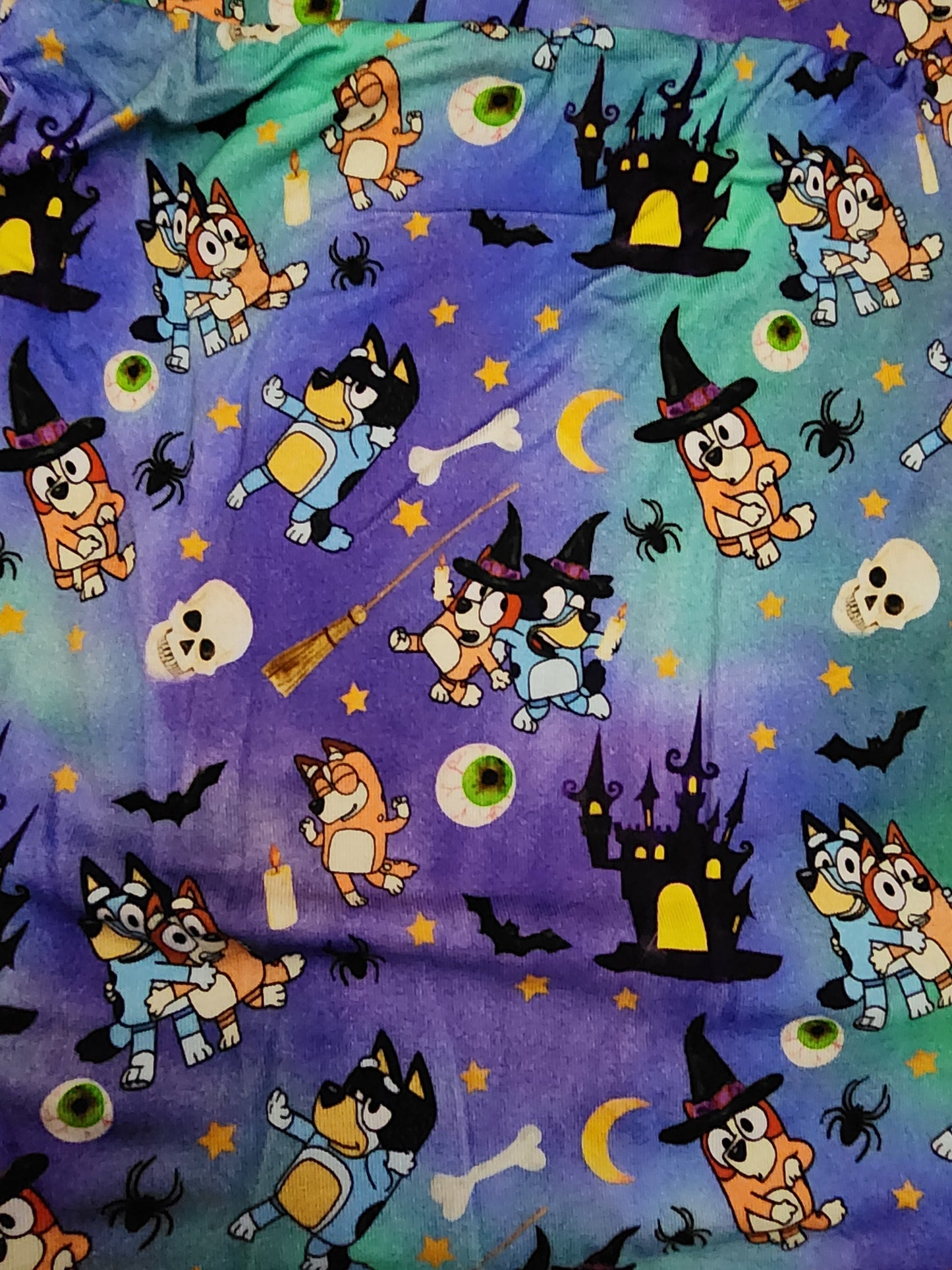 *CP Bluey, Bingo, Mum and Dad Halloween Jogger Leggings