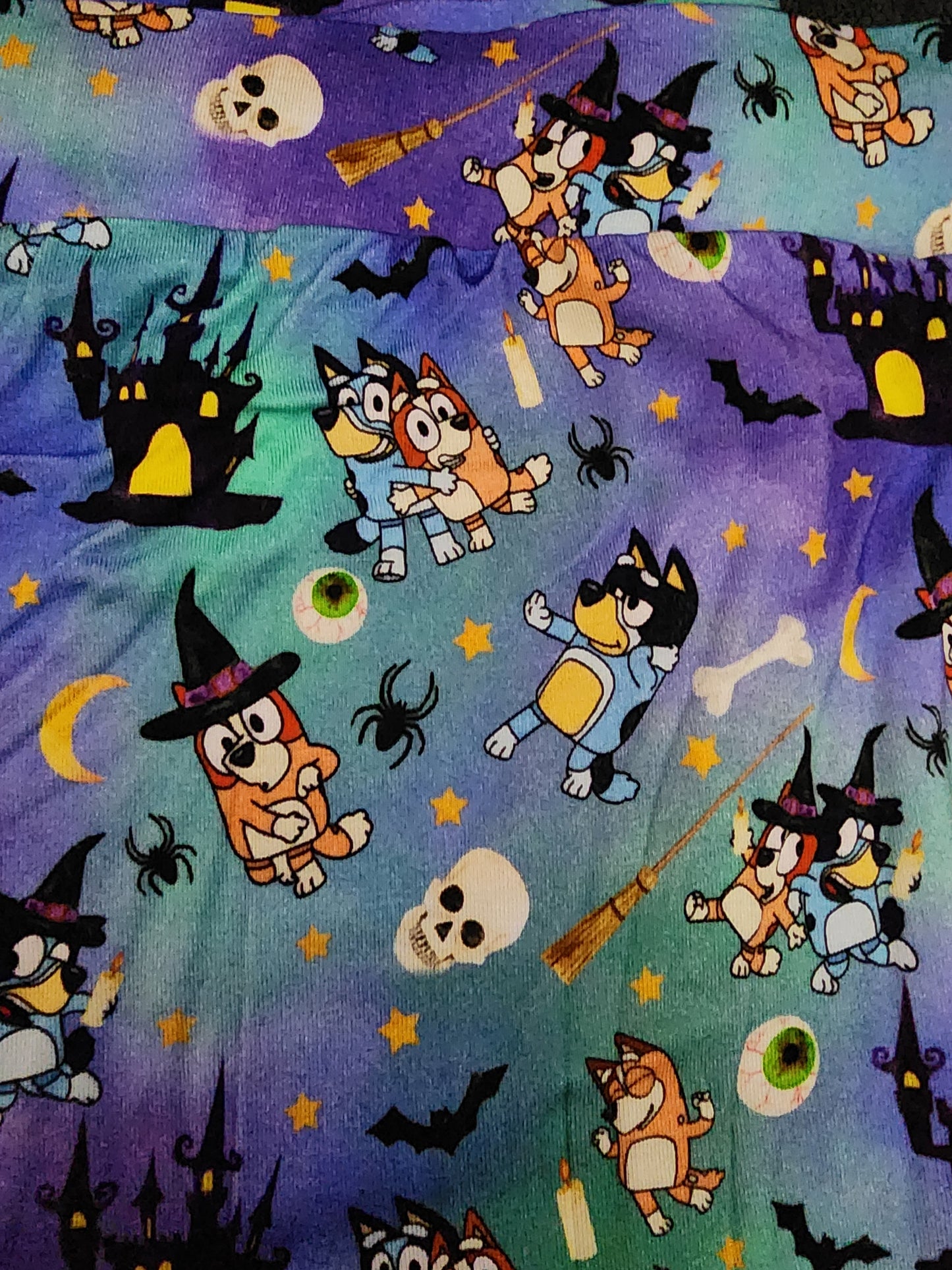 *CP Bluey, Bingo, Mum and Dad Halloween Jogger Leggings