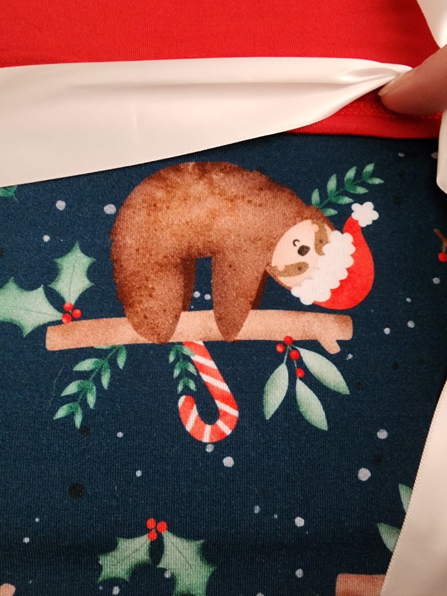 CP Sloth Christmas Baby Blanket