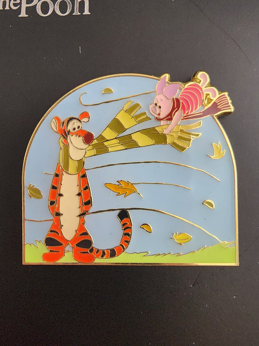 Loungefly Disney Tigger & Piglet on a Windy Day Pin
