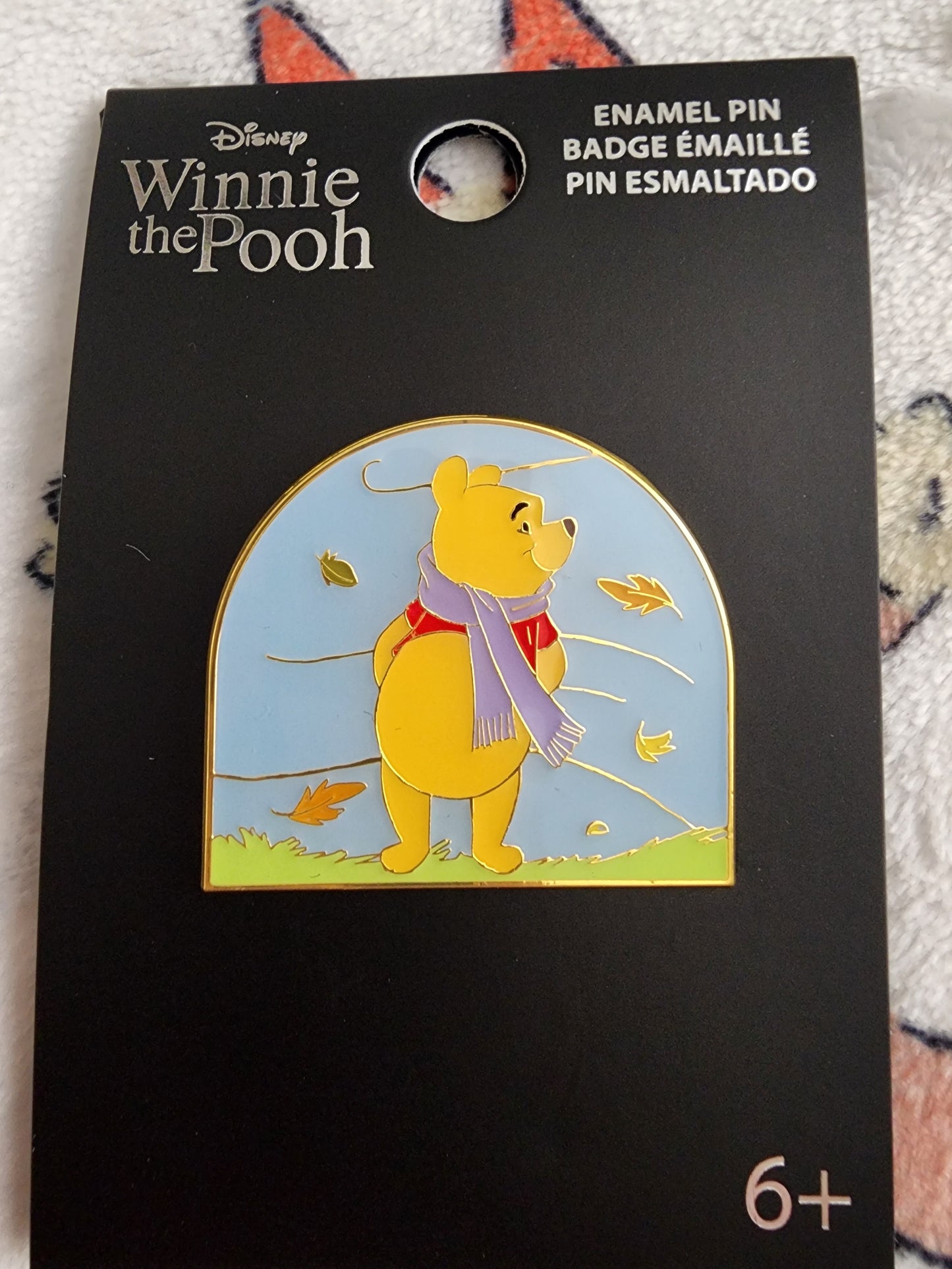 Loungefly Disney Winnie the Pooh on a Windy Day Pin