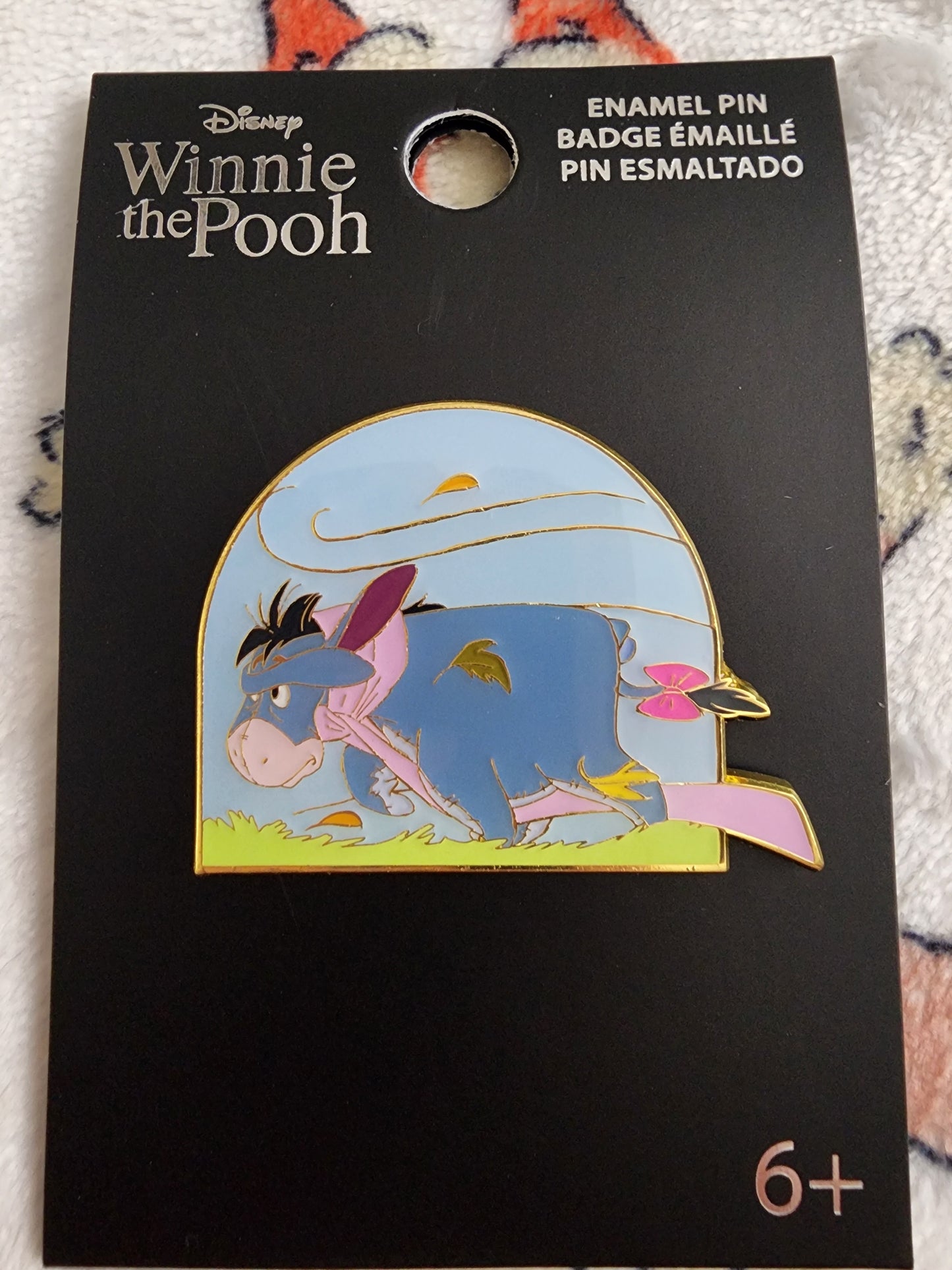 Loungefly Disney Eeyore on a Windy Day Pin