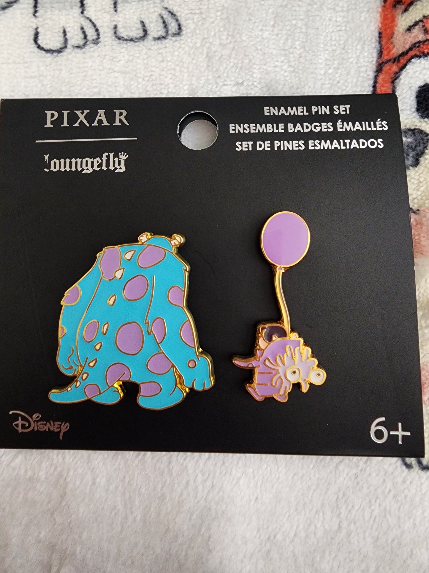 Loungefly Disney Monsters Inc Sully & Boo Pins