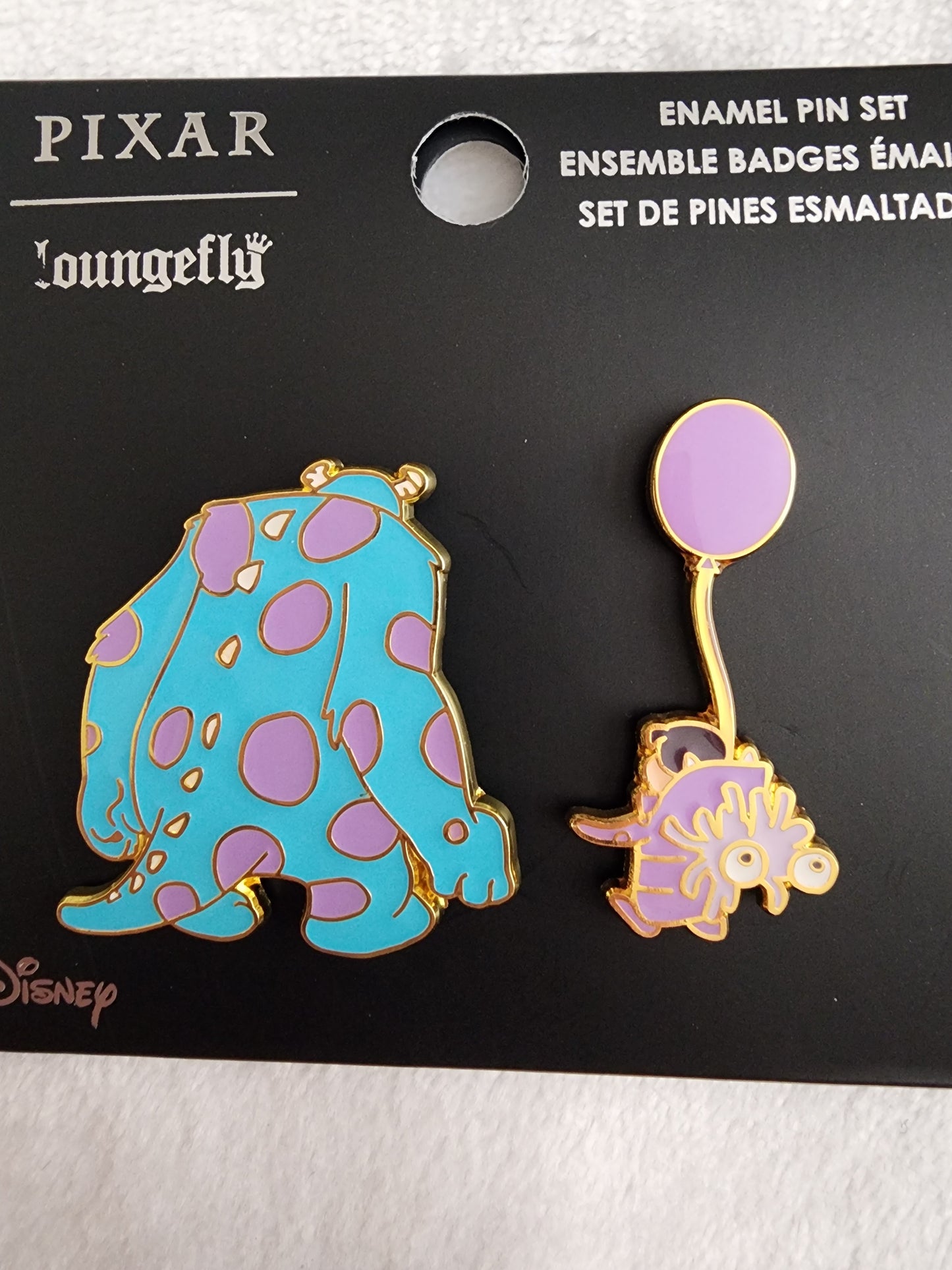 Loungefly Disney Monsters Inc Sully & Boo Pins