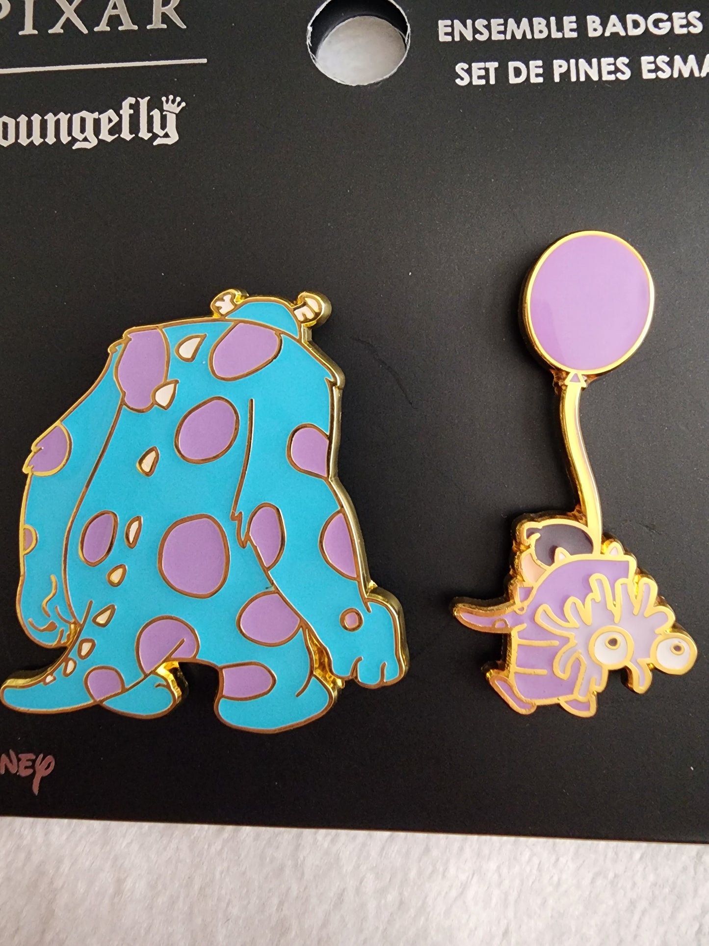 Loungefly Disney Monsters Inc Sully & Boo Pins