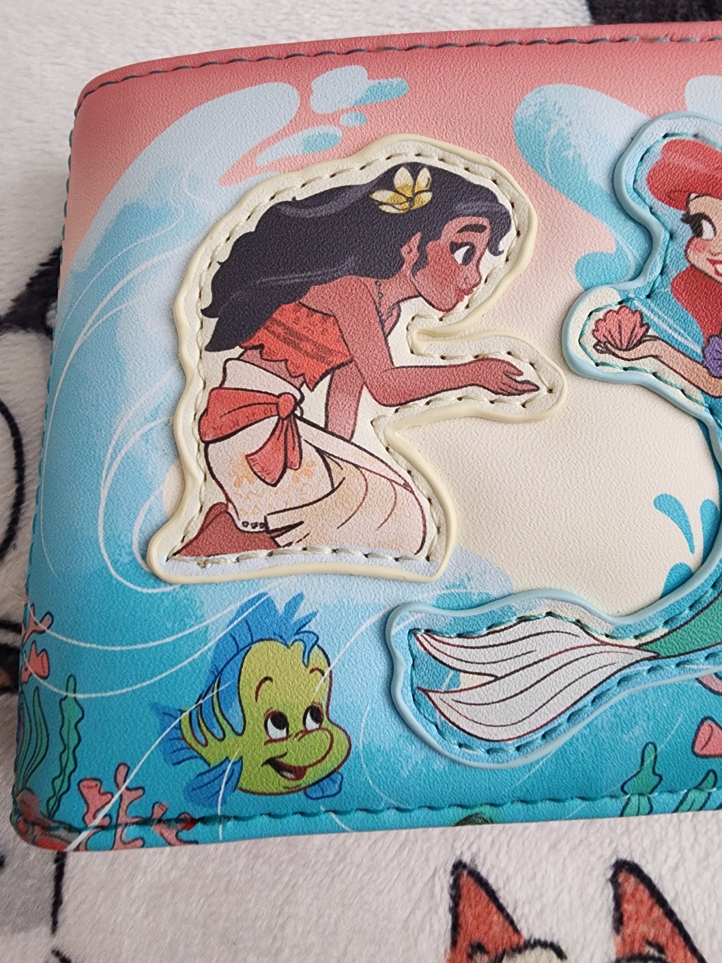 Loungefly Disney Ariel and Moana Wave Wallet