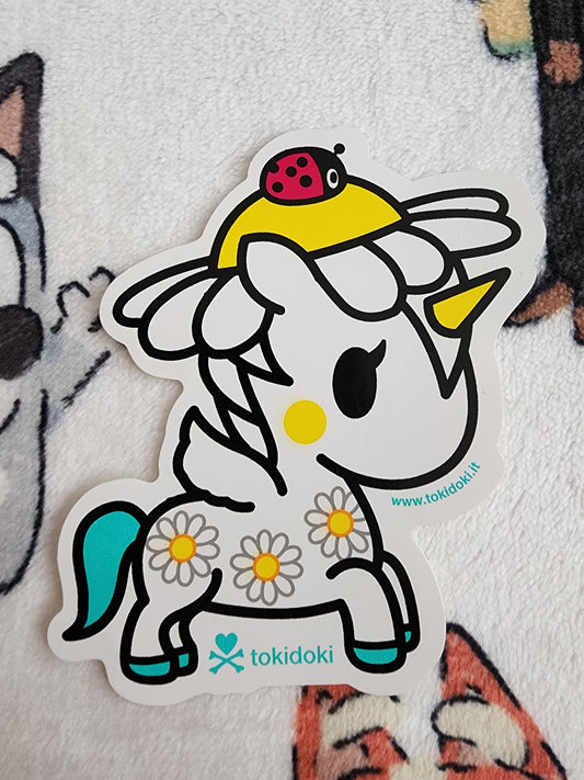 Tokidoki Unicorno Daisy Flower Sticker