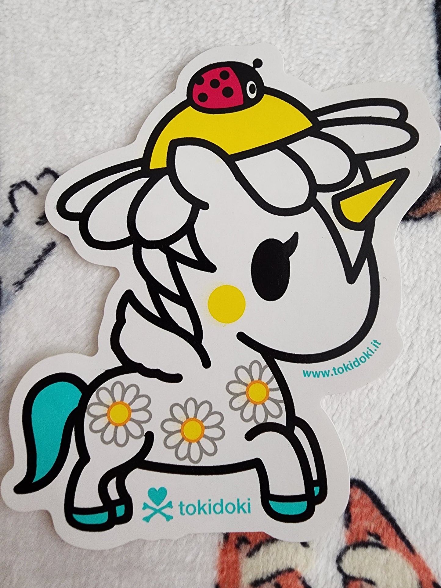 Tokidoki Unicorno Daisy Flower Sticker