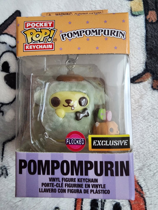 Funko Hello Kitty and Friends Pompompurin Halloween Exclusive Pocket Keychain