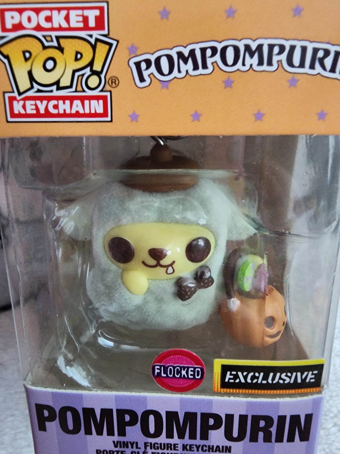 Funko Hello Kitty and Friends Pompompurin Halloween Exclusive Pocket Keychain