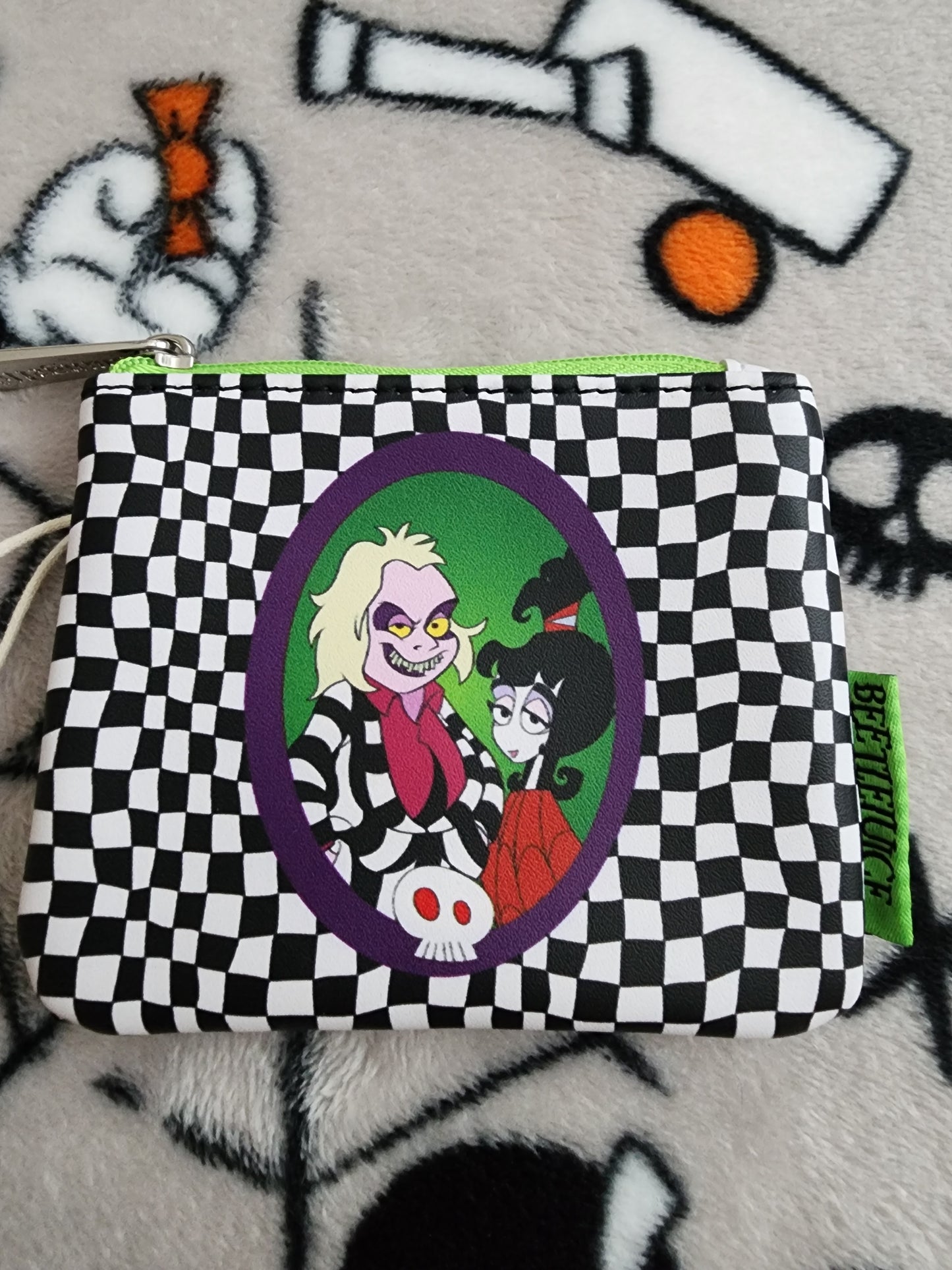 Loungefly Beetlejuice and Lydia Chibi Coin Purse