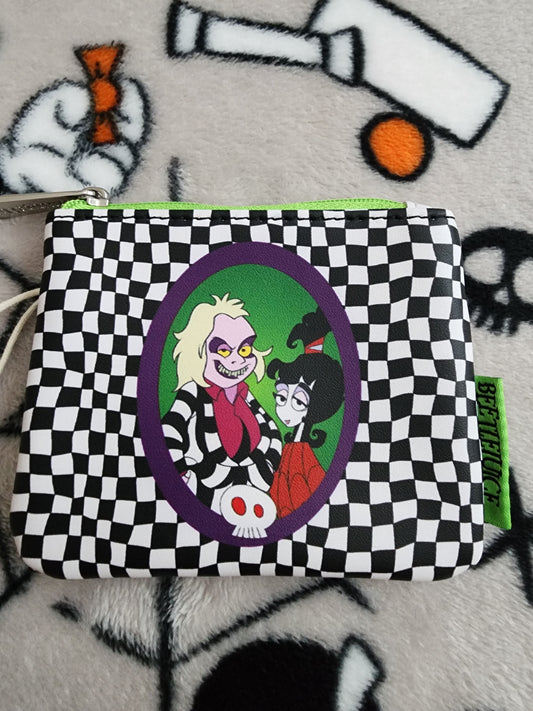 Loungefly Beetlejuice and Lydia Chibi Coin Purse