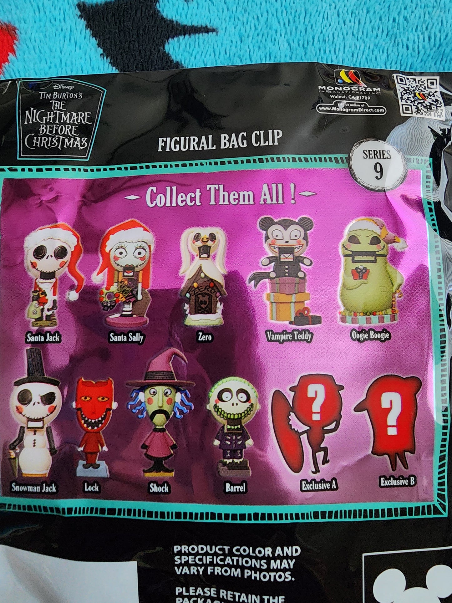 Disney Nightmare Before Christmas Series 9 Bag Clips